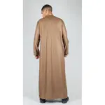 TT-001 Men's Bronze Thobe Emirati Islamic Clothing String Tassel - Image 6