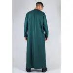 TT-001 Men's Olive Thobe Emirati Islamic Clothing String Tassel - Image 6