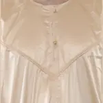 102 - Men's Cream Islamic Muslim Shiny Thobe Jubba - Image 3