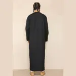 105 - Men's Black Gold Omani Eid Tassel Thobe Jubba - Image 5