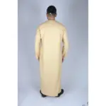 105 - Men's Cream Omani Eid Tassel Thobe Jubba - Image 6