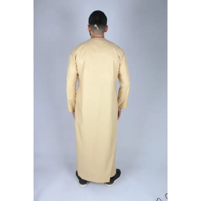 105 - Men's Cream Omani Eid Tassel Thobe Jubba - Image 6