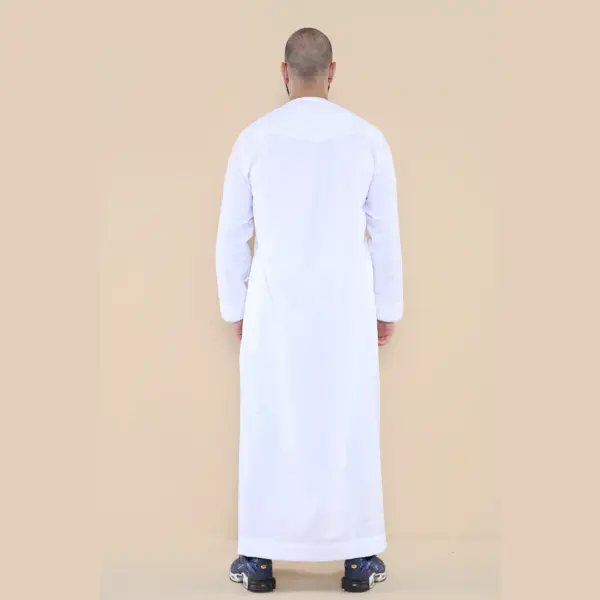 105 Mens White Omani Eid Tassel Thobe Jubba Thobez 6