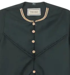 Alternative view of OE-300 - Baby Toddler Green Romper Thobe Gold Embroidery