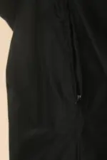 OE-300 - Boy's Black Emirati Omani Thobe Gold Embroidery - Image 9