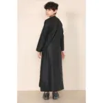 TT-001 Boy's Black Thobe Emirati Islamic Clothing String Tassel - Image 5