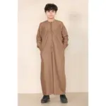 TT-001 Boy's Bronze Thobe Emirati Islamic Clothing String Tassel