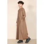 TT-001 Boy's Bronze Thobe Emirati Islamic Clothing String Tassel - Image 4