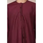 TT-001 Boy's Wine Thobe Emirati Islamic Clothing String Tassel - Image 4