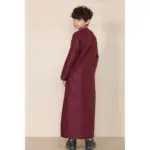 TT-001 Boy's Wine Thobe Emirati Islamic Clothing String Tassel - Image 5
