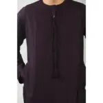 TT-001 - Men's Purple Emirati Omani Thobe String Tassel - Image 4