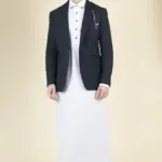 Cavani Caridi - Men's Tweed Navy Blue Classic Blazer