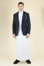 Cavani Caridi - Men's Tweed Navy Blue Classic Blazer