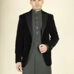 Men's Black Velvet Tuxedo Blazer Wedding | TruClothing