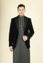 Men's Black Velvet Tuxedo Blazer Wedding | TruClothing