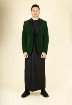 Men's Green Velvet Tuxedo Blazer Wedding | TruClothing