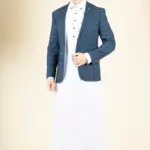 Paul Andrew Hamleys - Men's Blue & Orange Check Blazer