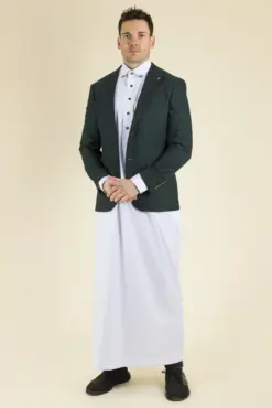 Alternative view of Paul Andrew Jasper - Men's Olive Green Wedding Blazer