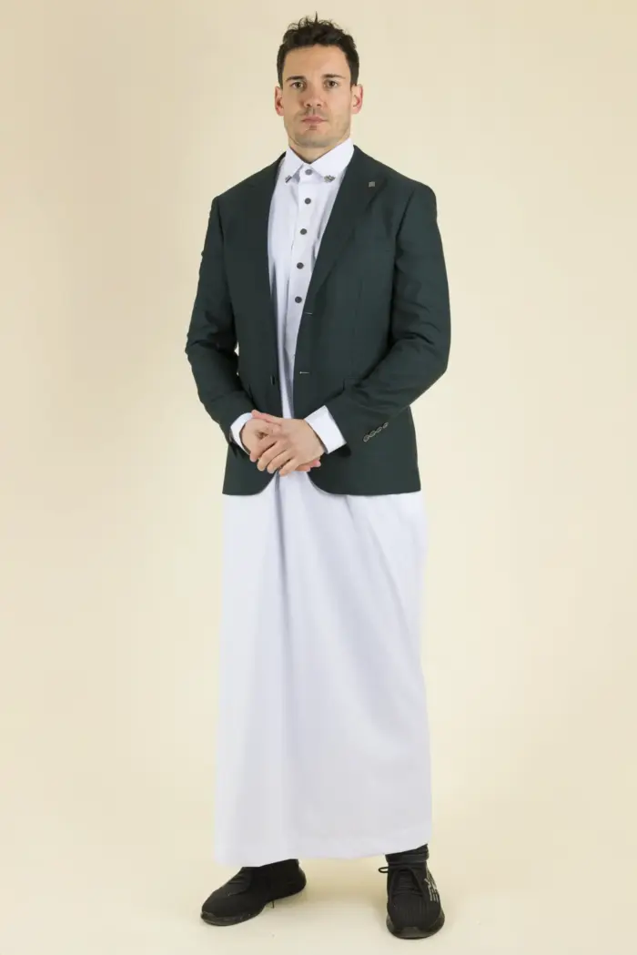 Paul Andrew Jasper - Men's Olive Green Wedding Blazer - Image 2