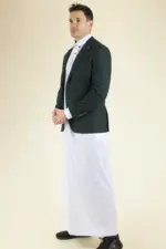 Paul Andrew Jasper - Men's Olive Green Wedding Blazer - Image 3