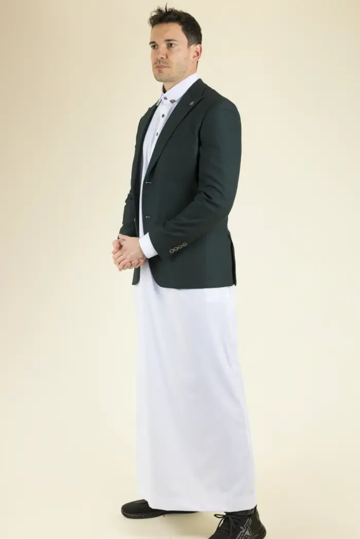 Paul Andrew Jasper - Men's Olive Green Wedding Blazer - Image 3