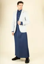 Paul Andrew Mark - Men's Beige Check 2 Button Blazer - Image 2