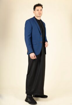 Alternative view of Paul Andrew Mayfair- Men's Plain Blue Blazer Wedding Prom
