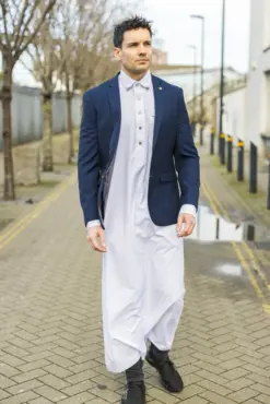 Paul Andrew Mayfair- Men's Plain Navy Wedding Blazer