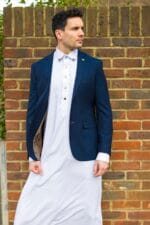 Paul Andrew Mayfair- Men's Plain Navy Wedding Blazer - Image 4