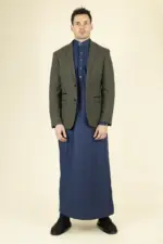 Paul Andrew Oscar - Men's Olive Green Tweed Blazer