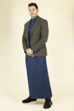 Paul Andrew Oscar - Men's Olive Green Tweed Blazer - Image 2