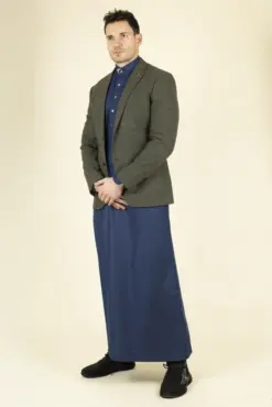 Alternative view of Paul Andrew Oscar - Men's Olive Green Tweed Blazer