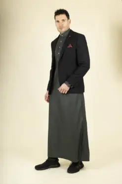 Paul Andrew Parker - Men's Plain Black Funeral Blazer