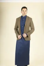 Paul Andrew Ralph - Men's Tweed Brown Check Blazer