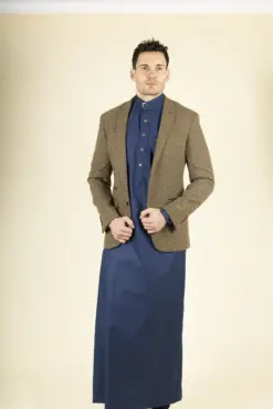 Paul Andrew Ralph - Men's Tweed Brown Check Blazer