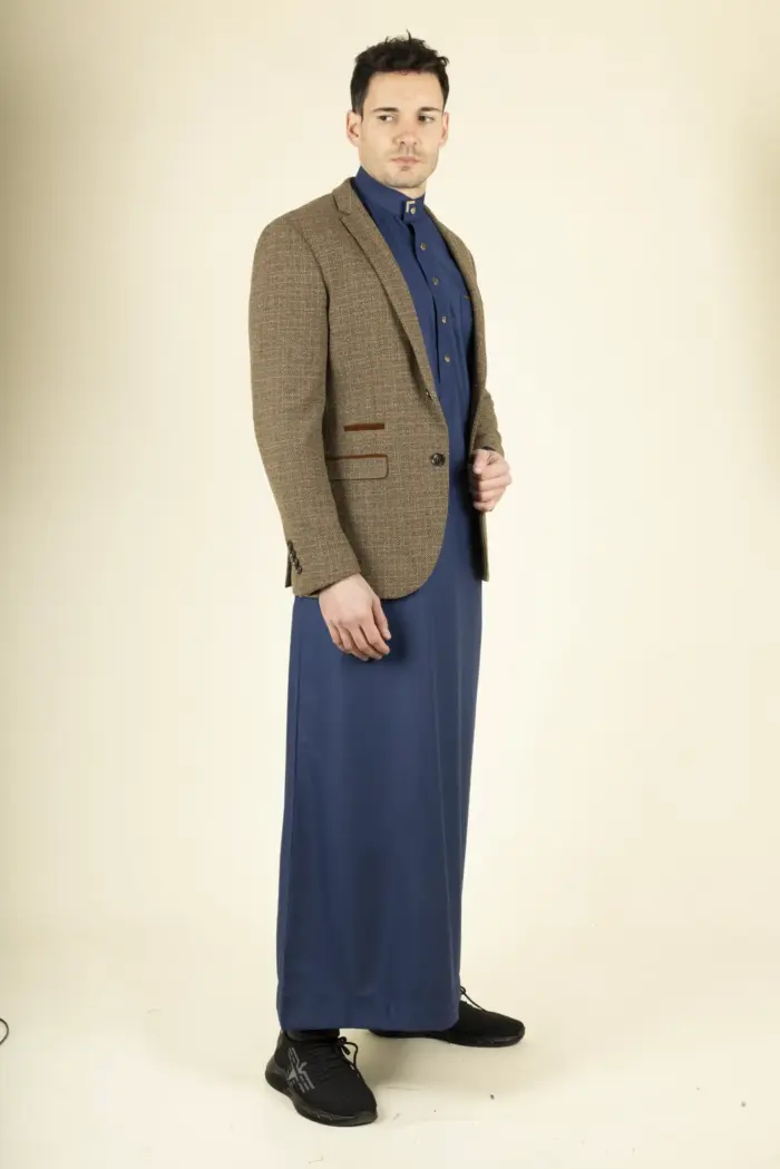 Paul Andrew Ralph - Men's Tweed Brown Check Blazer - Image 3