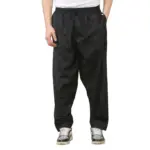Men's Black Elasticated Comfort Thobe Trousers