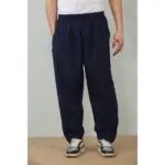 Men's Navy Elasticated Comfort Thobe Trousers - Image 3