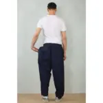 Men's Navy Elasticated Comfort Thobe Trousers - Image 5