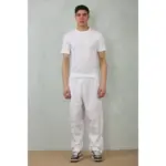 Men's White Elasticated Comfort Thobe Trousers - Image 2