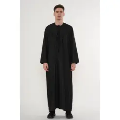 HM11 Tassel Thobe Emirati Omani Jubba Islamic Clothing