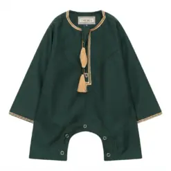 TT-003 Baby & Toddler Green Emirati Romper Thobe