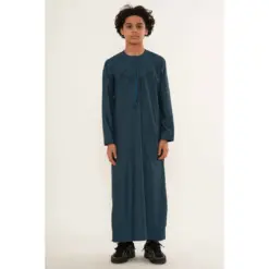 TT-008 Boy’s Blue Emirati Tassel Thobe